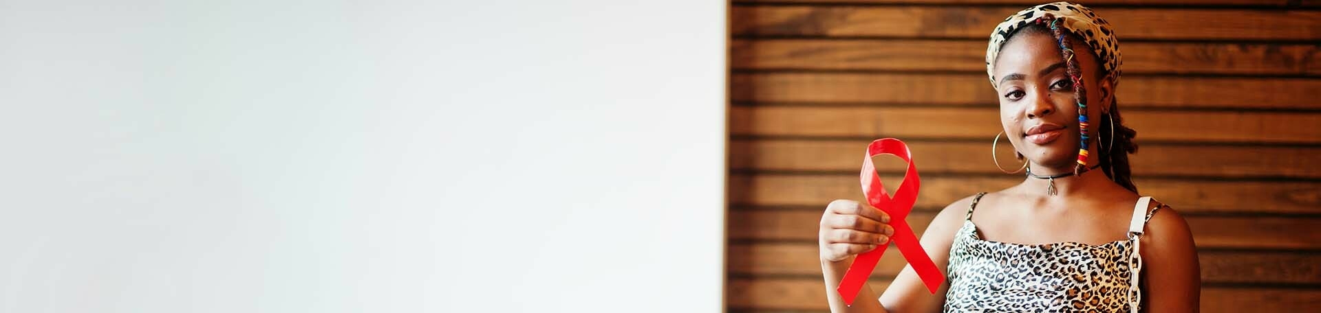 Health Red Ribbon Month Website no text