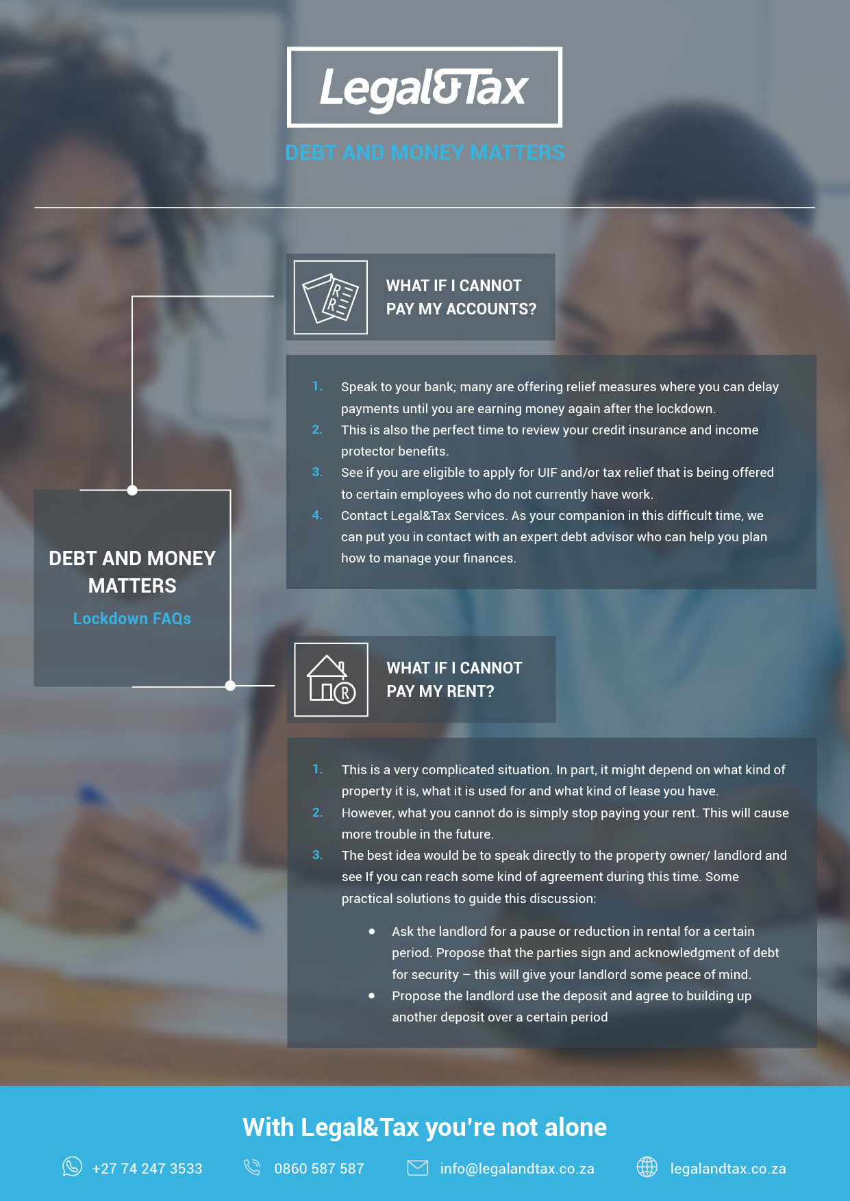 Covid 19 Debt And Money Matters